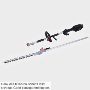Scheppach - Elektro Teleskop Heckenschere ETHT100 Scheppach - 410mm Schnittlänge, 230 V, 10-stf. Verstellung