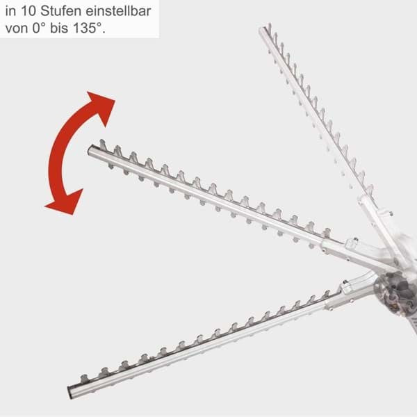 Scheppach - Elektro Teleskop Heckenschere ETHT100 Scheppach - 410mm Schnittlänge, 230 V, 10-stf. Verstellung