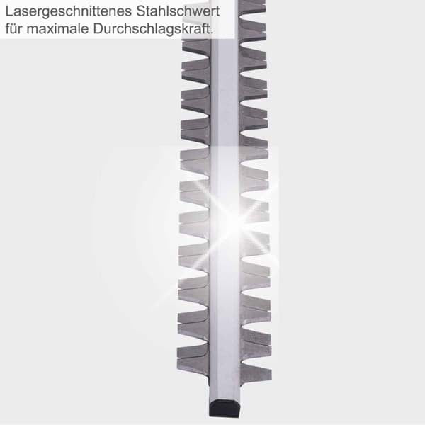 Scheppach - Elektro Teleskop Heckenschere ETHT100 Scheppach - 410mm Schnittlänge, 230 V, 10-stf. Verstellung