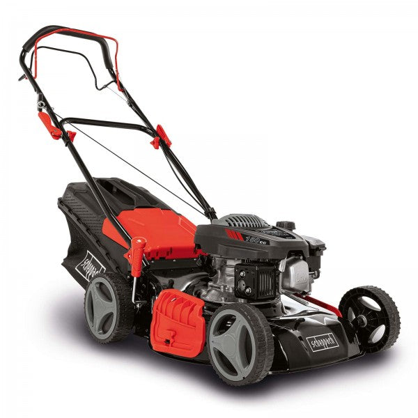 Scheppach - Benzinrasenmäher MS161-46, 46 cm Schnittbreite Radantrieb, Mulchfunktion, 55L Fangbox