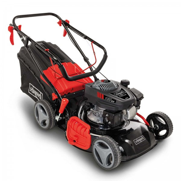 Scheppach - Benzin Rasenmäher MP150-46, 3.5PS, 46 cm Schnittbreite, 55L Box, 7-Stufen Verstellung