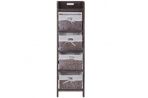 Shabby Chic Badregal Goiana Vintage ~ braun