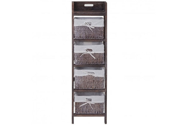 Shabby Chic Badregal Goiana Vintage ~ braun