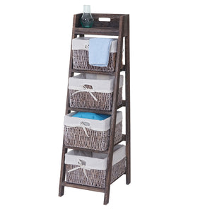 Shabby Chic Badregal Goiana Vintage ~ braun