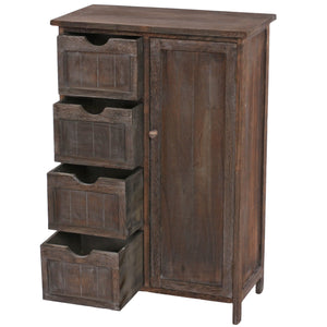 Shabby Chic Kommode Vintage braun