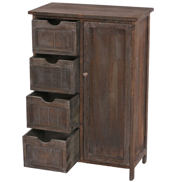 Shabby Chic Kommode Vintage braun