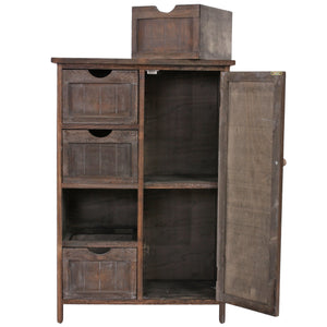 Shabby Chic Kommode Vintage braun