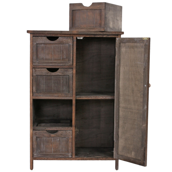 Shabby Chic Kommode Vintage braun