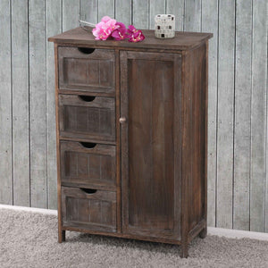Shabby Chic Kommode Vintage braun