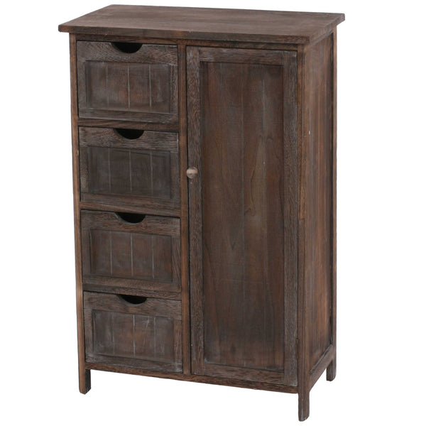 Shabby Chic Kommode Vintage braun