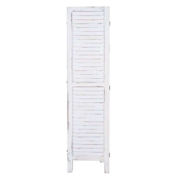 Shabby Chic Paravent 170x120cm ~ weiss