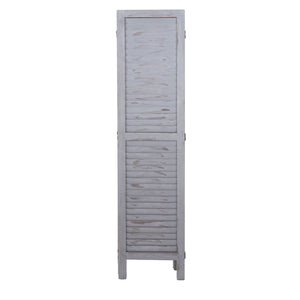 Shabby Chic Paravent 170x160cm ~ dunkelgrau