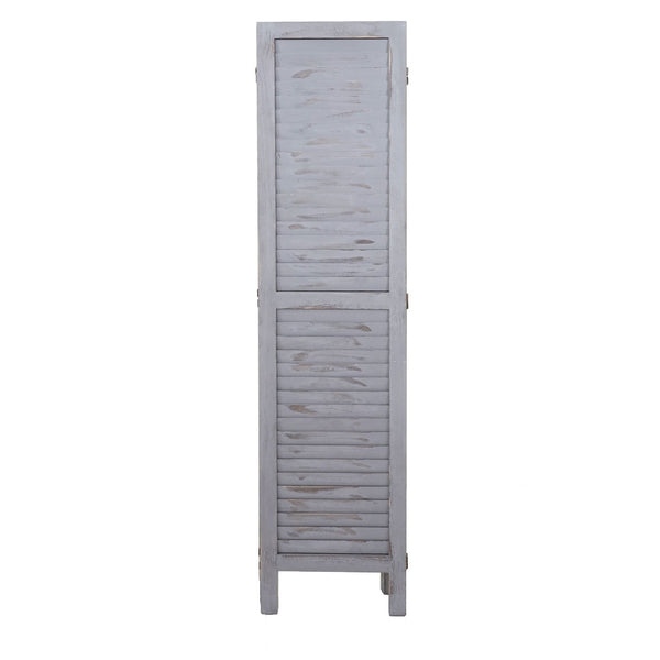 Shabby Chic Paravent 170x160cm ~ dunkelgrau