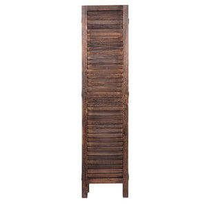 Shabby Chic Paravent 170x240cm ~ braun