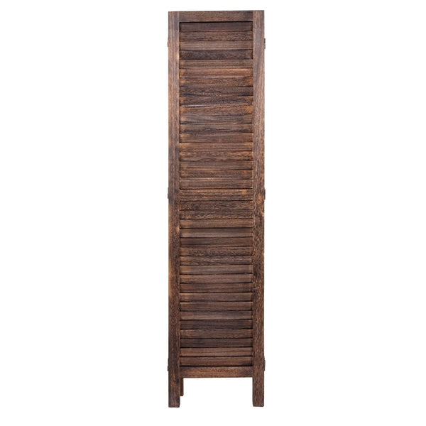 Shabby Chic Paravent 170x240cm ~ braun