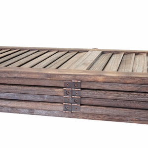 Shabby Chic Paravent 170x240cm ~ braun