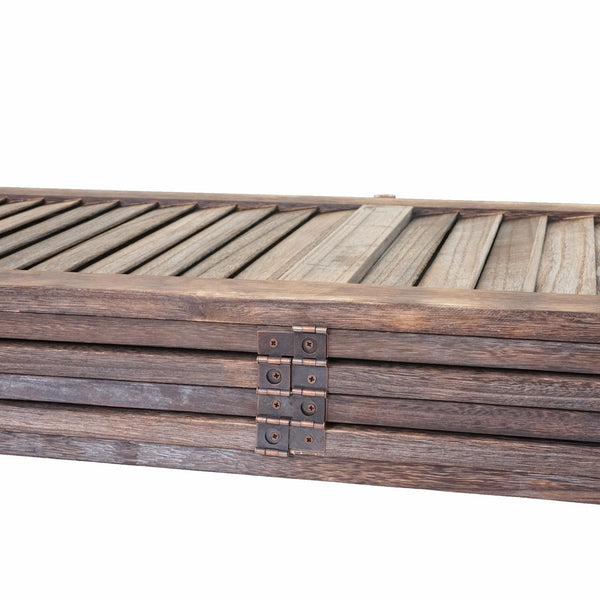 Shabby Chic Paravent 170x240cm ~ braun