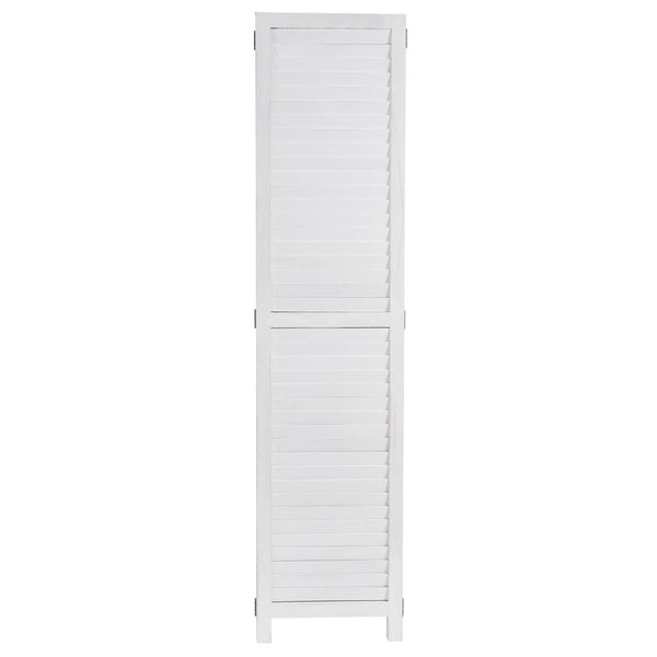 Shabby Chic Paravent 170x243cm ~ weiss