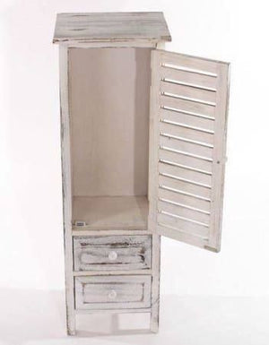 Shabby Chic Schrank Kommode weiss