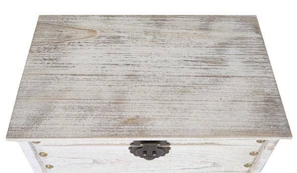Shabby Chic Weinregal Lucan 20 Flaschen shabby weiss