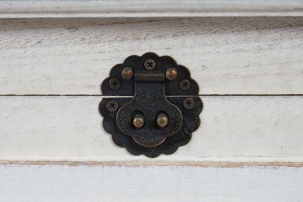 Shabby Chic Weinregal Lucan 20 Flaschen shabby weiss