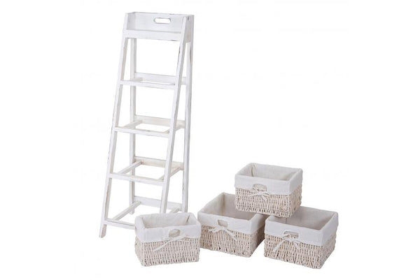 Shabby Chick Badregal Goiana Vintage ~ weiss