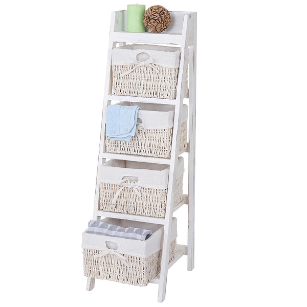 Shabby Chick Badregal Goiana Vintage ~ weiss