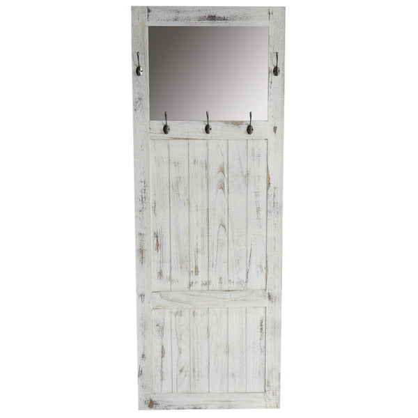 Shabby Garderobe mit Spiegel Vintage ~ weiss