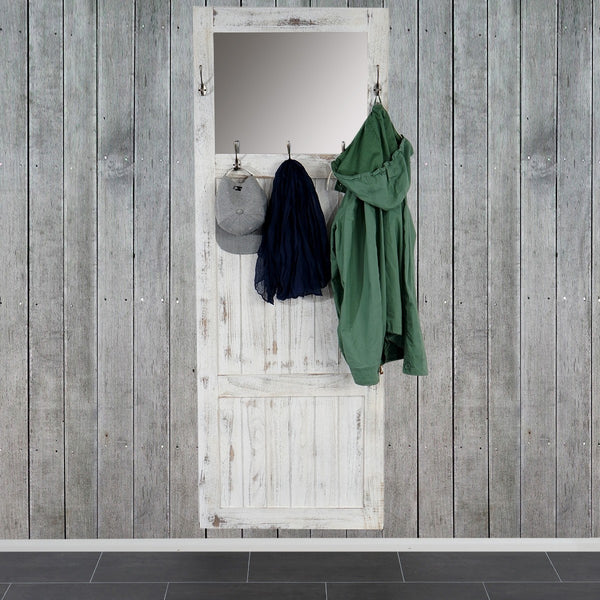 Shabby Garderobe mit Spiegel Vintage ~ weiss
