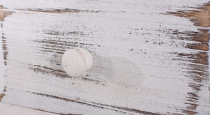 Shabby Kommode mit 3 Körben Vintage ~ weiss