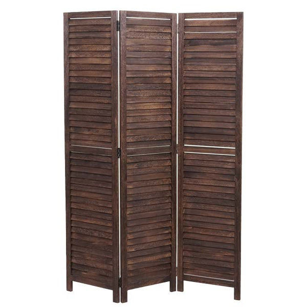 Shabby-Look Paravent Vintage 170x120cm ~ braun