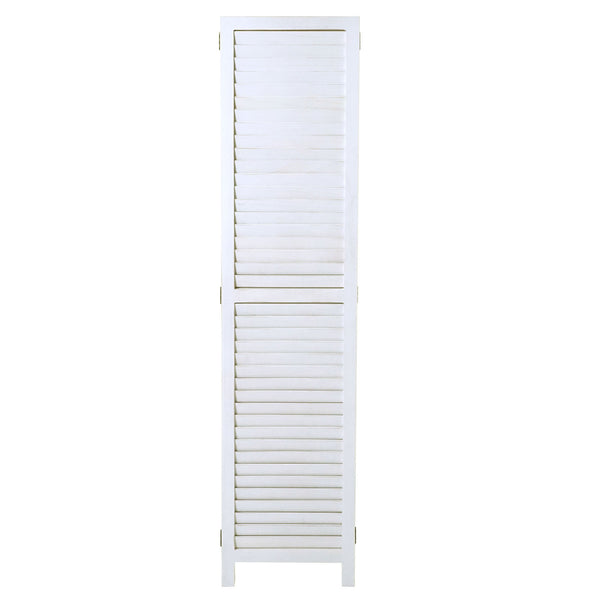 Shabby-Look Paravent Vintage 170x120cm weiss