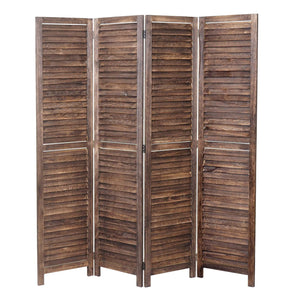 Shabby-Look Paravent Vintage 170x160cm braun