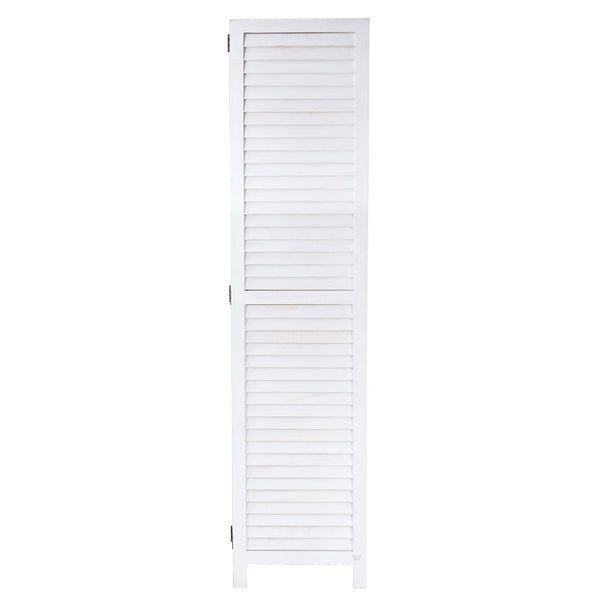 Shabby-Look Paravent Vintage 170x205cm weiss