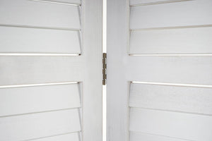 Shabby Paravent Ängelholm 170x160cm ~ weiss