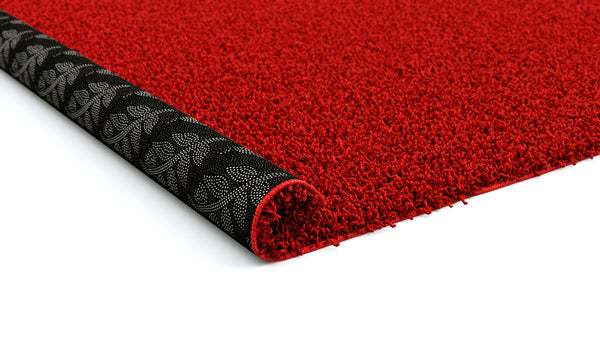 Moquette à poils longs 200 x 290 cm rouge