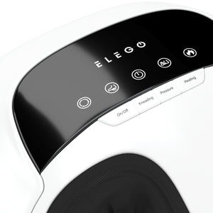 Shiatsu Fussmassagegerät mit Wärmefunktion weiss/schwarz