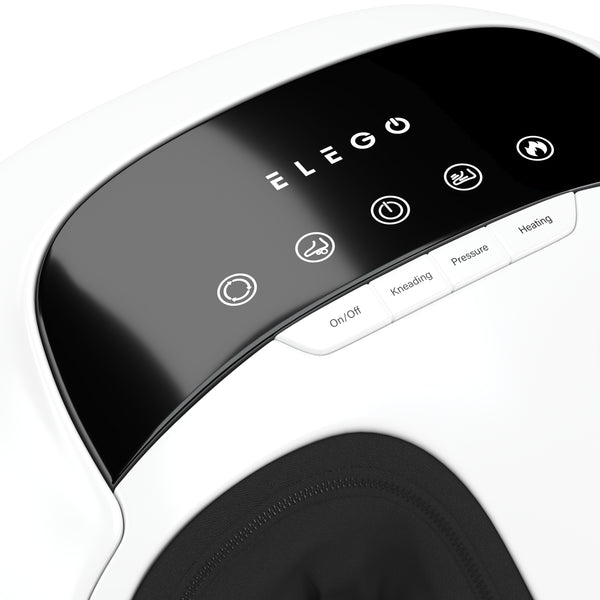 Shiatsu Fussmassagegerät mit Wärmefunktion weiss/schwarz