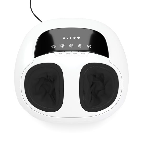 Shiatsu Fussmassagegerät mit Wärmefunktion weiss/schwarz