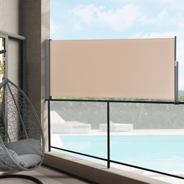 Tenda laterale Mulhacén 120x300 cm colore sabbia