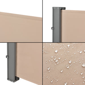 Tenda laterale Mulhacén 120x300 cm colore sabbia