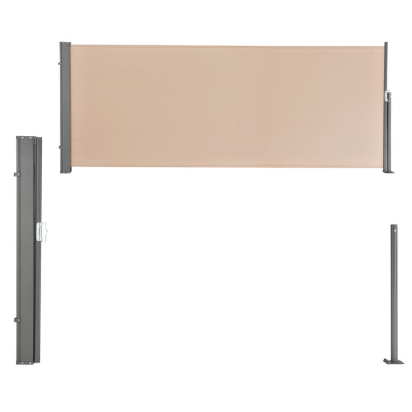 Tenda laterale Mulhacén 120x300 cm colore sabbia
