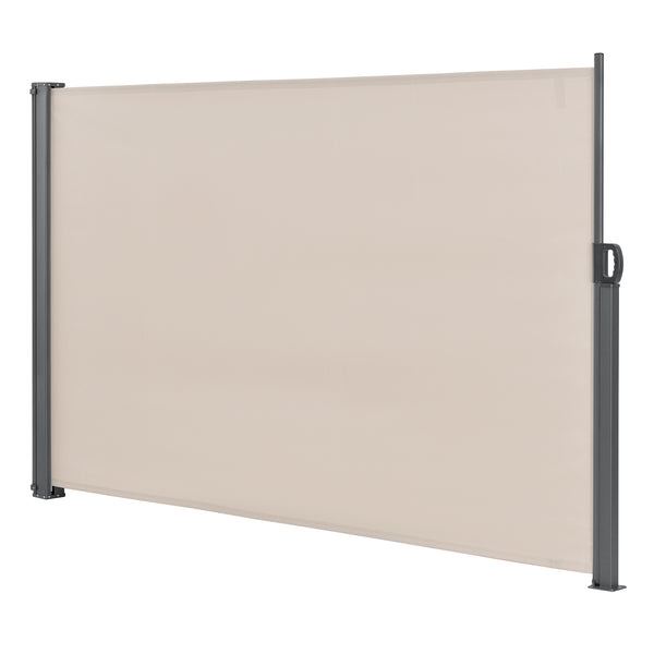 Tenda da sole laterale Mulhacén 160x300cm color sabbia per la privacy