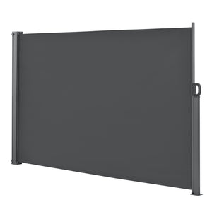 Tenda da sole laterale Mulhacén 160x300cm grigia per la privacy