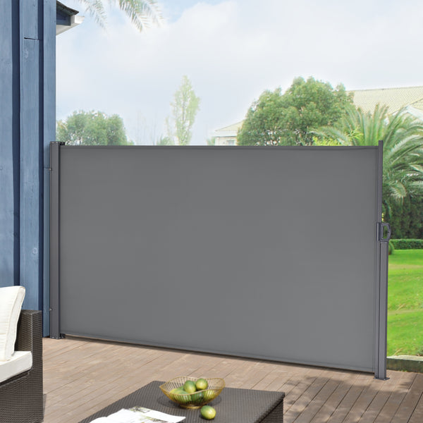 Tendalino laterale Mulhacén 160x300cm grigio medio