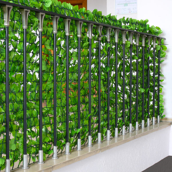 Sichtschutz Windschutz ~ Blatt hell 300 x 150 cm
