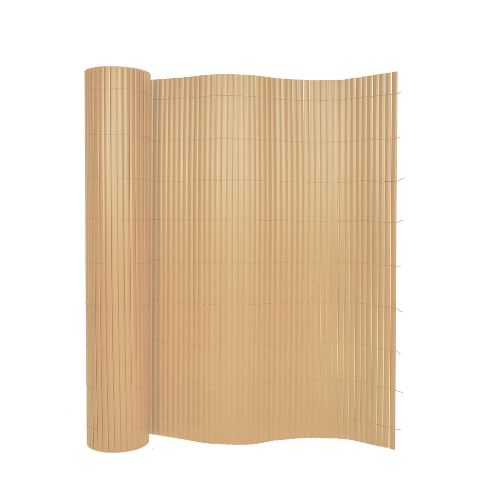 Sichtschutzmatte PVC 300 x 180 cm Bambusoptik