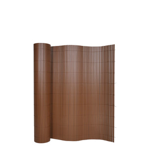 Telo frangivista in PVC 400 x 100 cm marrone