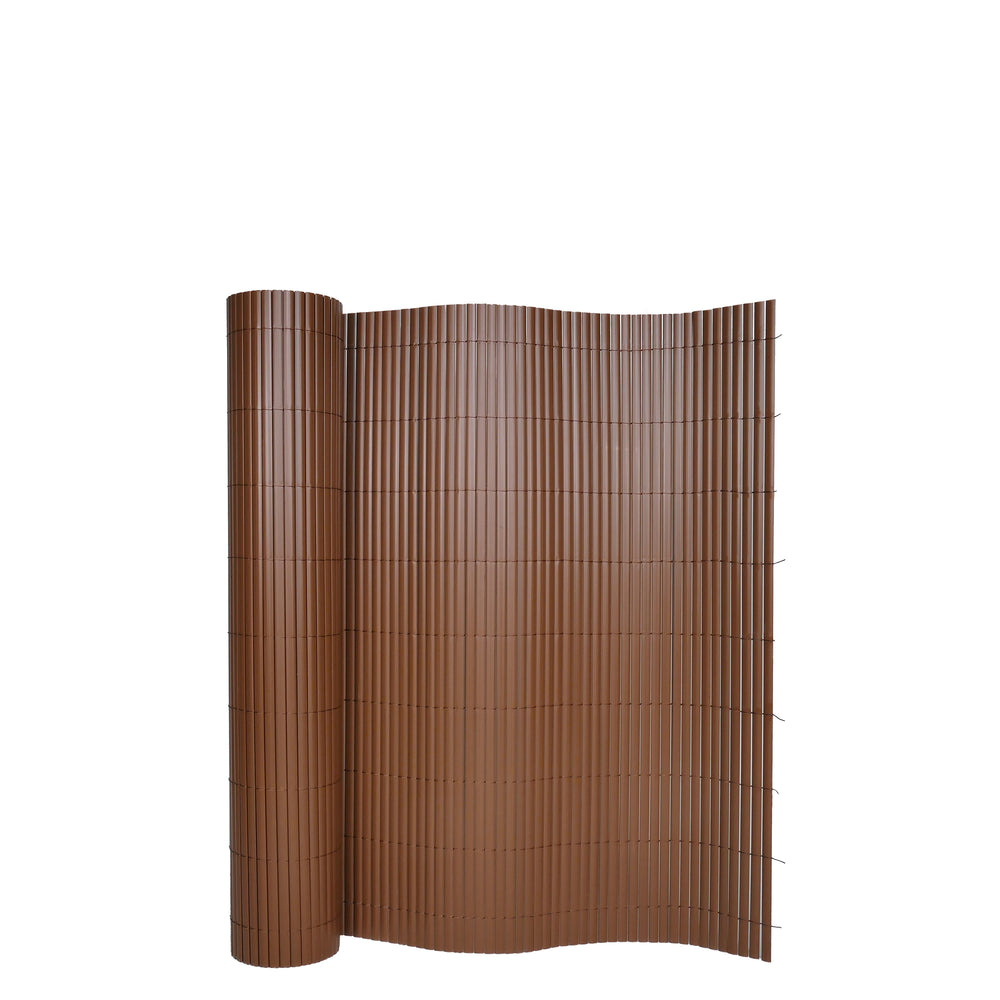Sichtschutzmatte PVC 500 x 100 cm braun