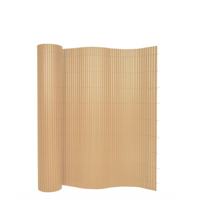 Tappetino frangivista in PVC 500 x 120 cm effetto bambù